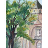Obraz Olejny 54 x 65 "Pałac w Radziejowicach" Autor: W. Kisielnicki 2019