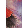 Akryl na płótnie 70x 60 "Flamenco" Autor: K. Piejka 2024 KOD: 468KP