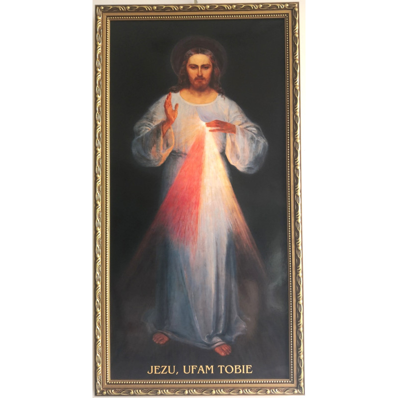Oprawa Jezus Miłosierny 30x60