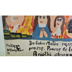 Akryl na płycie 44,5 x 39,5 "Matka Boża" DESA Autor: W. Matlęga 2005 KOD: 471 IS