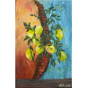 Akryl na płótnie 20 x 30 "Cytryny" Autor: M. Ratyńska 2025 KOD: 551MR