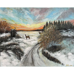 Akryl na płótnie 40 x 50...