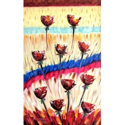 Obraz Olejny 68 x 46"Róże...